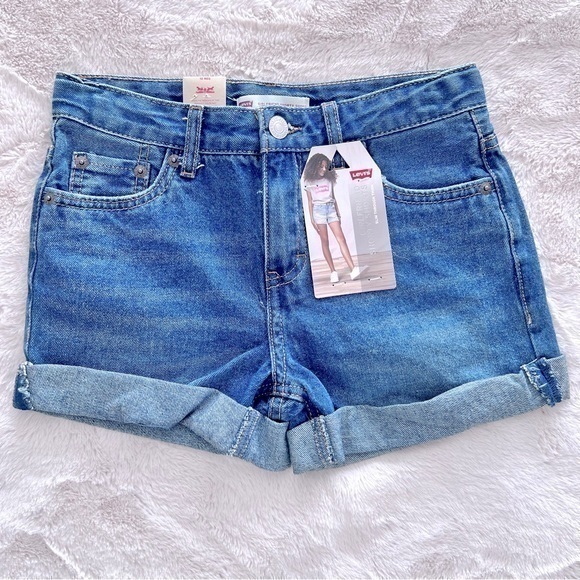 NWT Levi’s girls girlfriend shorty shorts - Picture 1 of 8